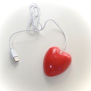 Heart Computer Mouse w/ USB Connection